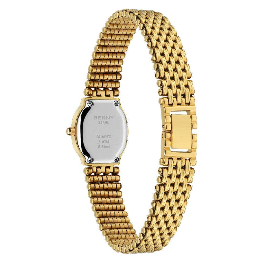 ETERNA | Women's Gold Stainless Steel Waterproof Quartz Watch