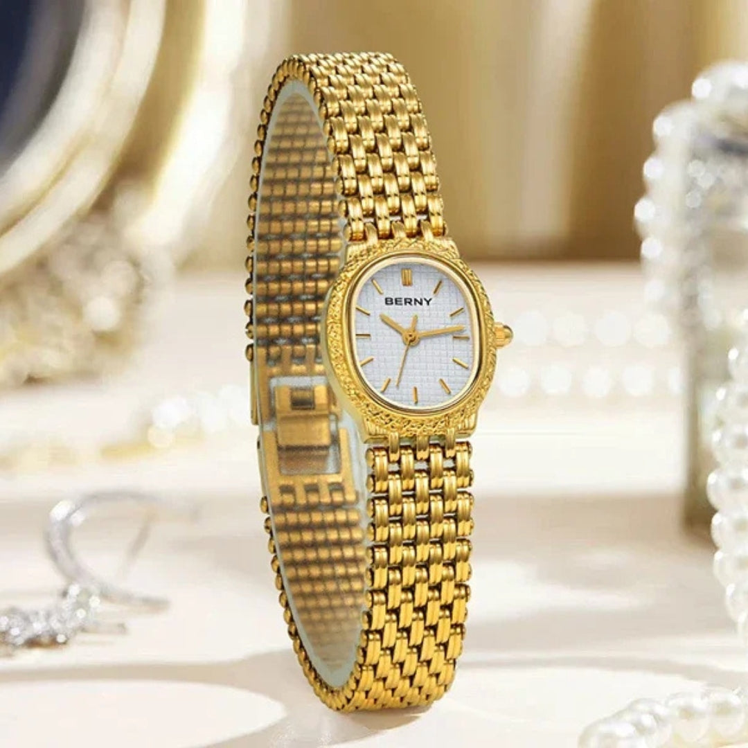 ETERNA | Women's Gold Stainless Steel Waterproof Quartz Watch