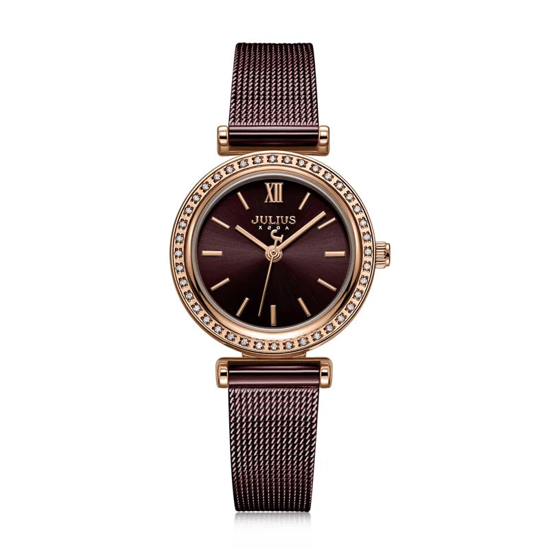 JULIUS OJSTER | Women's Stainless Steel Quartz Watch Rhinestone